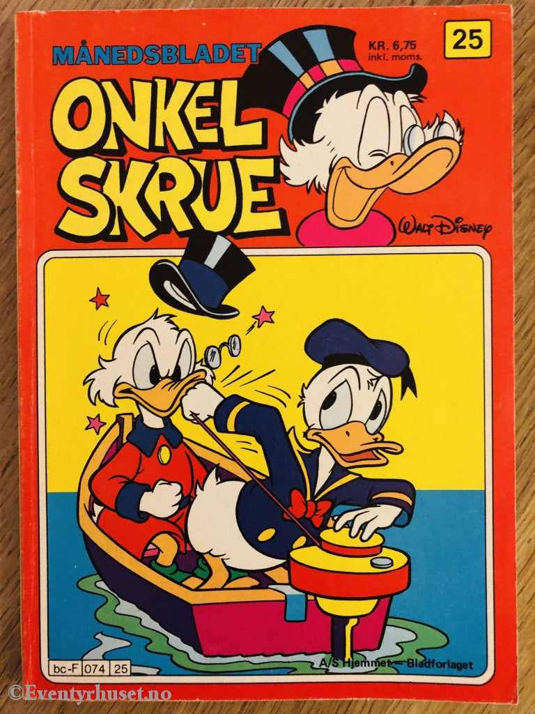 Onkel Skrue Månedsblad. 1979/25. Tegneserieblad