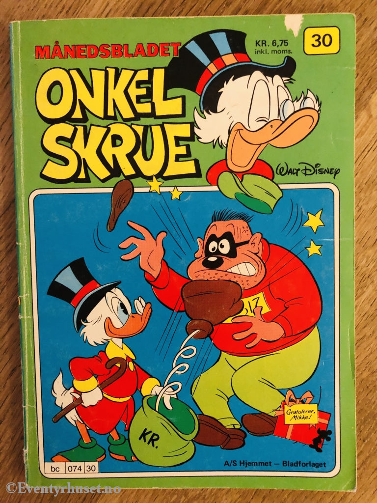 Onkel Skrue Månedsblad. 1979/30. Tegneserieblad