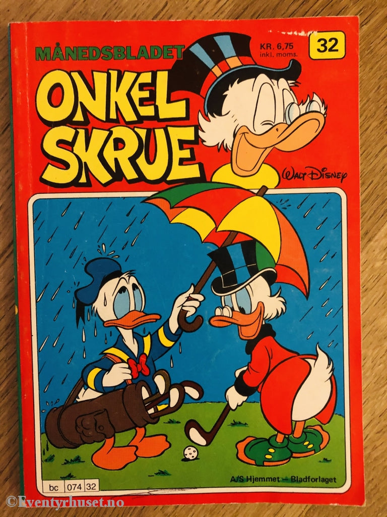 Onkel Skrue Månedsblad. 1979/32. Tegneserieblad