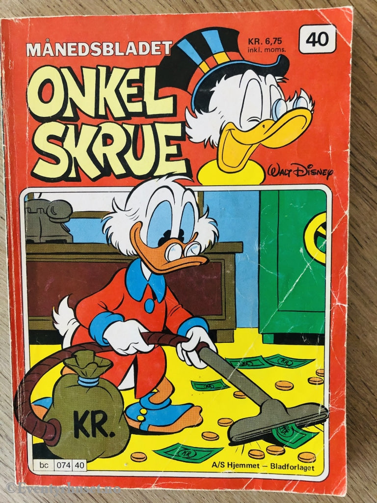 Onkel Skrue Månedsblad. 1979/40. Tegneserieblad