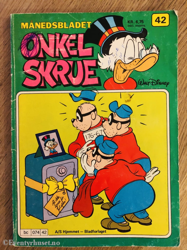 Onkel Skrue Månedsblad. 1979/42. Tegneserieblad