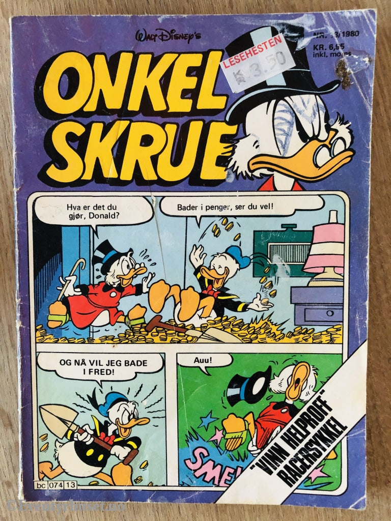 Onkel Skrue Månedsblad. 1980/13. Tegneserieblad