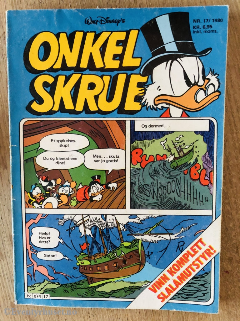 Onkel Skrue Månedsblad. 1980/17. Tegneserieblad