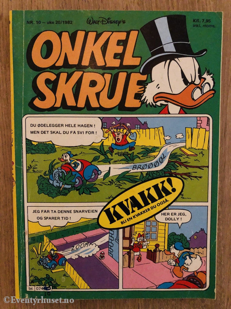 Onkel Skrue Månedsblad. 1982/10. Tegneserieblad