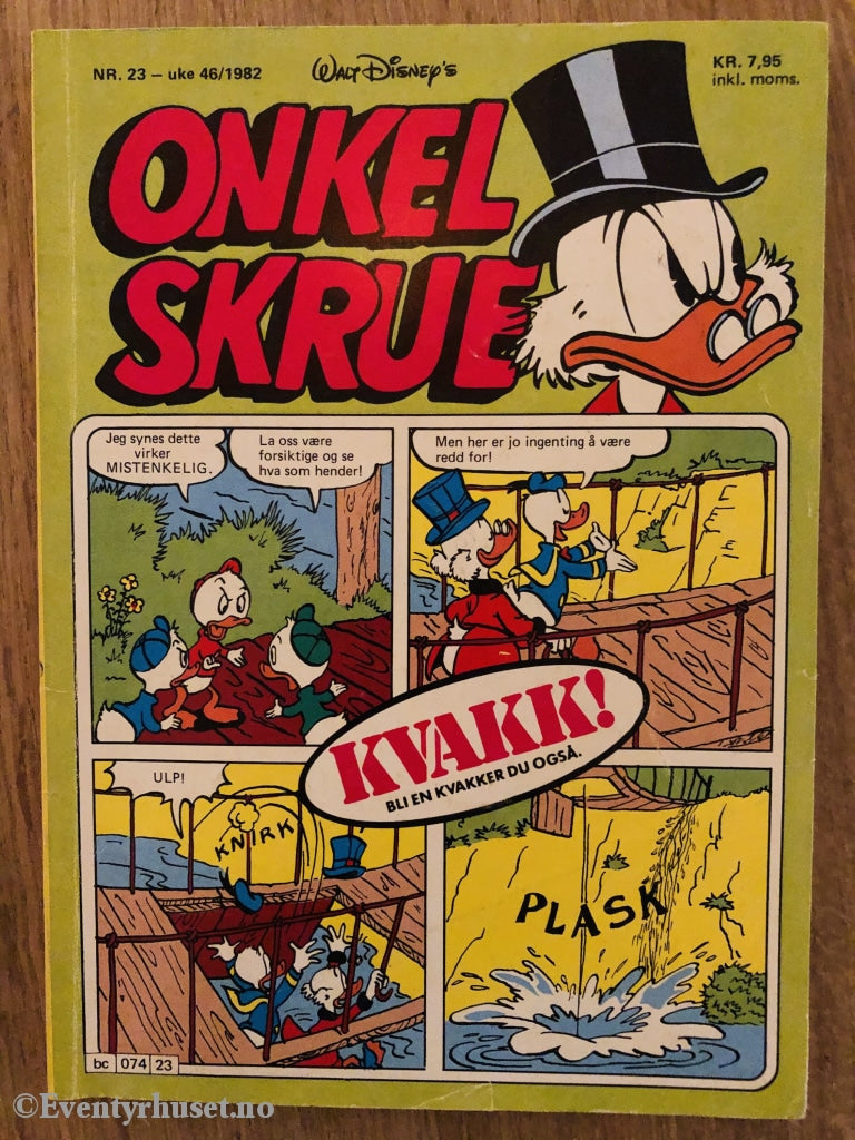 Onkel Skrue Månedsblad. 1982/23. Tegneserieblad
