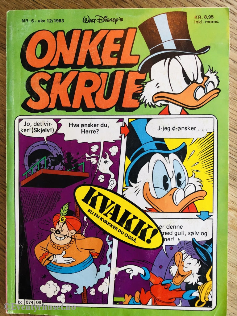 Onkel Skrue Månedsblad. 1983/06. Tegneserieblad