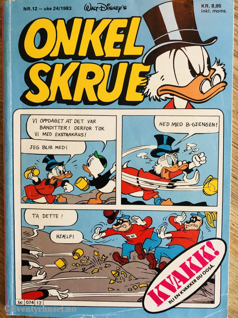 Onkel Skrue Månedsblad. 1983/12. Tegneserieblad