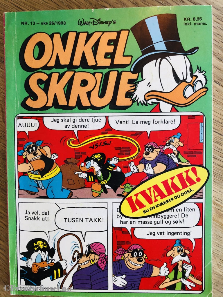 Onkel Skrue Månedsblad. 1983/13. Tegneserieblad
