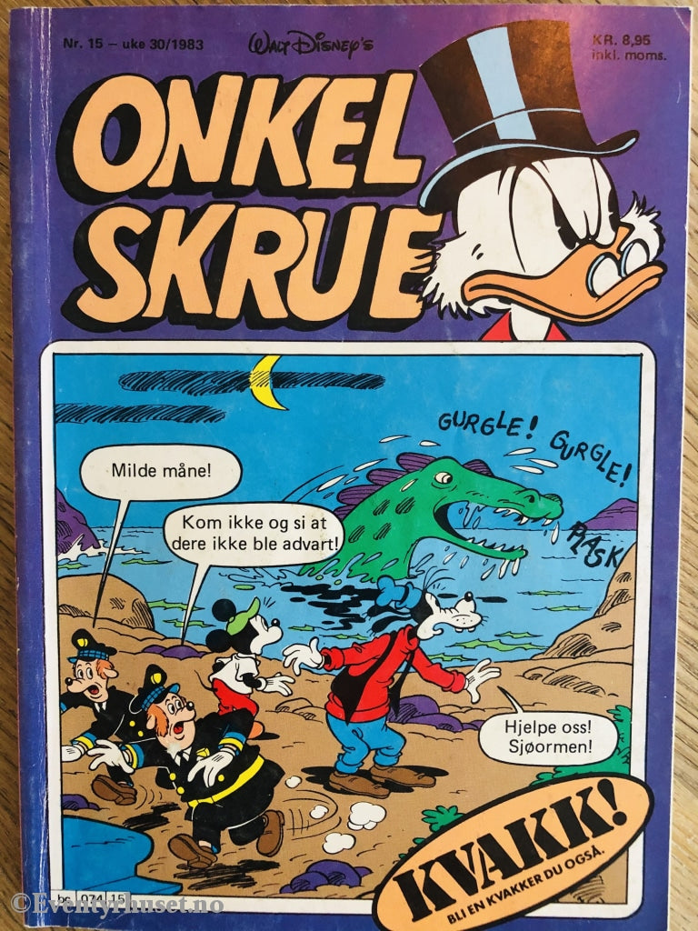 Onkel Skrue Månedsblad. 1983/15. Tegneserieblad