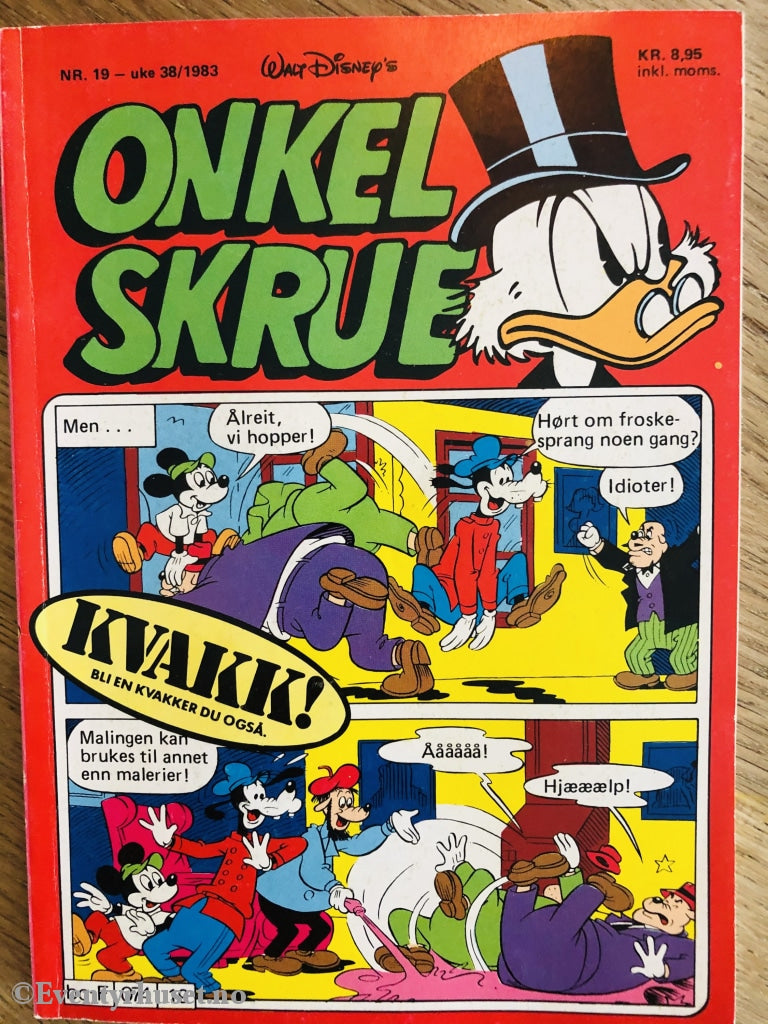 Onkel Skrue Månedsblad. 1983/19. Tegneserieblad
