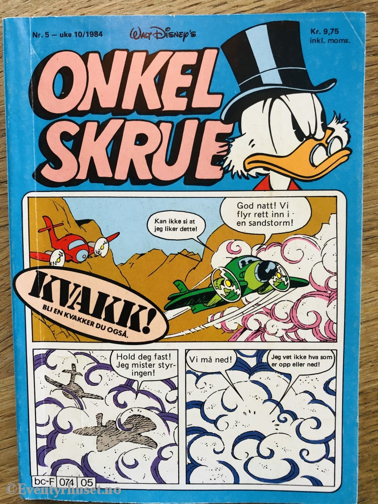 Onkel Skrue Månedsblad. 1984/05. Tegneserieblad