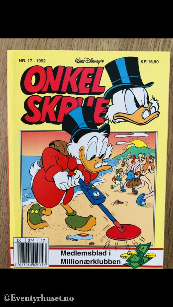 Onkel Skrue Månedsblad. 1992/17. Tegneserieblad
