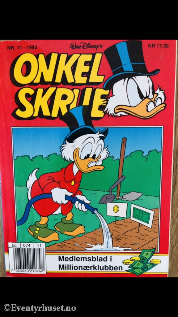 Onkel Skrue Månedsblad. 1993/11. Tegneserieblad
