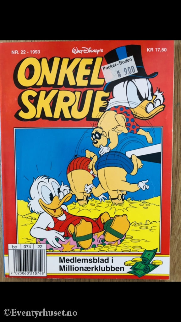 Onkel Skrue Månedsblad. 1993/22. Tegneserieblad