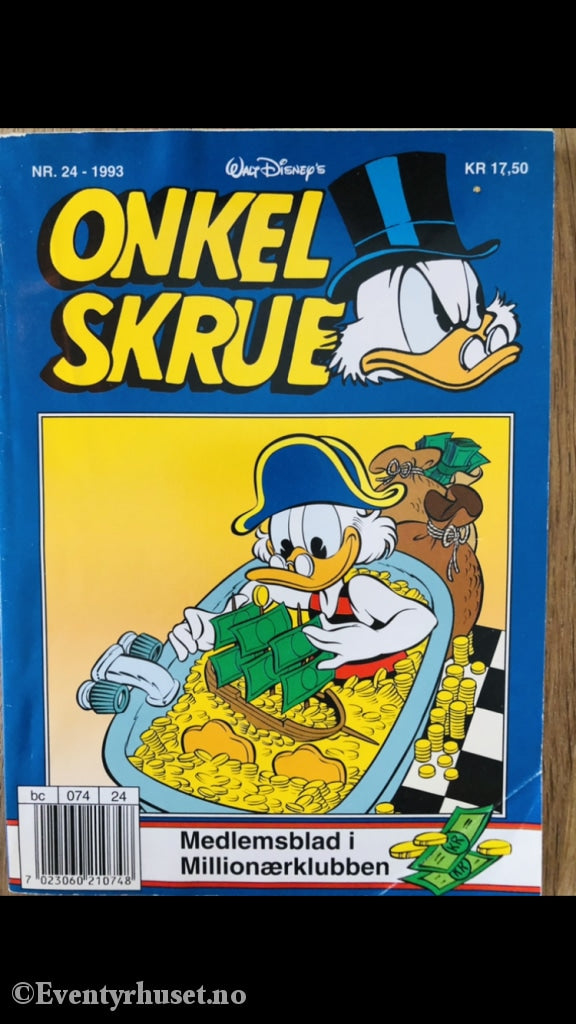 Onkel Skrue Månedsblad. 1993/24. Tegneserieblad
