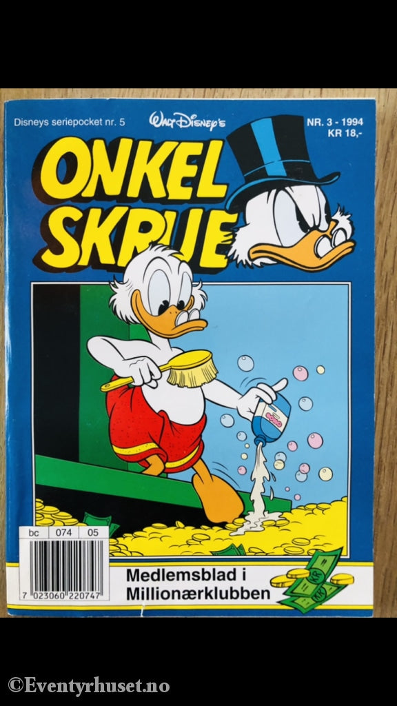 Onkel Skrue Månedsblad. 1994/03. Tegneserieblad