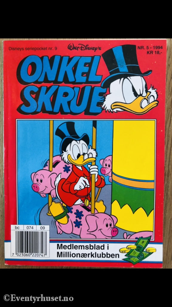 Onkel Skrue Månedsblad. 1994/05. Tegneserieblad