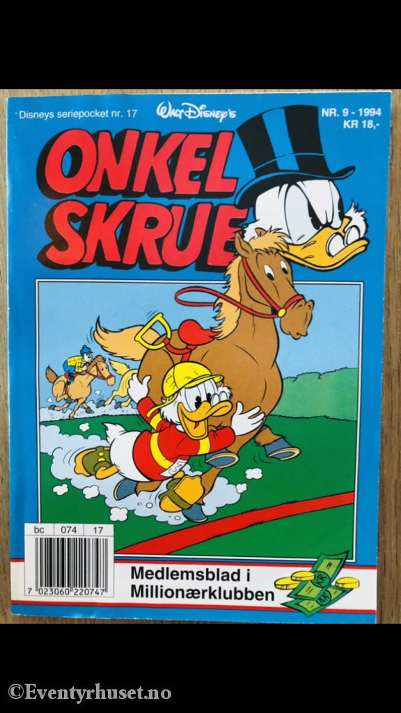 Onkel Skrue Månedsblad. 1994/09. Tegneserieblad