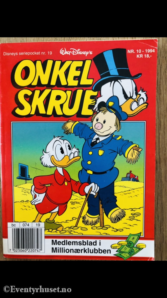 Onkel Skrue Månedsblad. 1994/10. Tegneserieblad