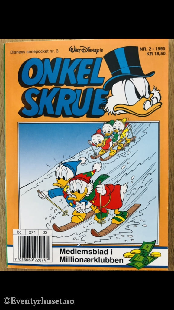 Onkel Skrue Månedsblad. 1995/02. Tegneserieblad