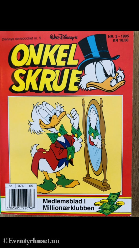 Onkel Skrue Månedsblad. 1995/03. Tegneserieblad