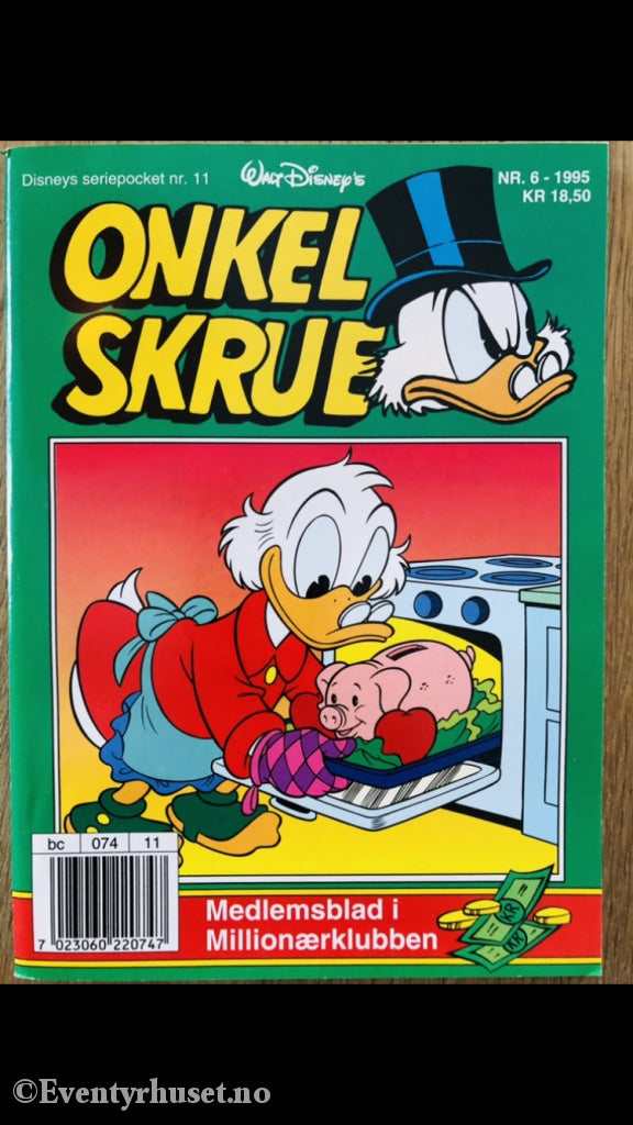 Onkel Skrue Månedsblad. 1995/06. Tegneserieblad