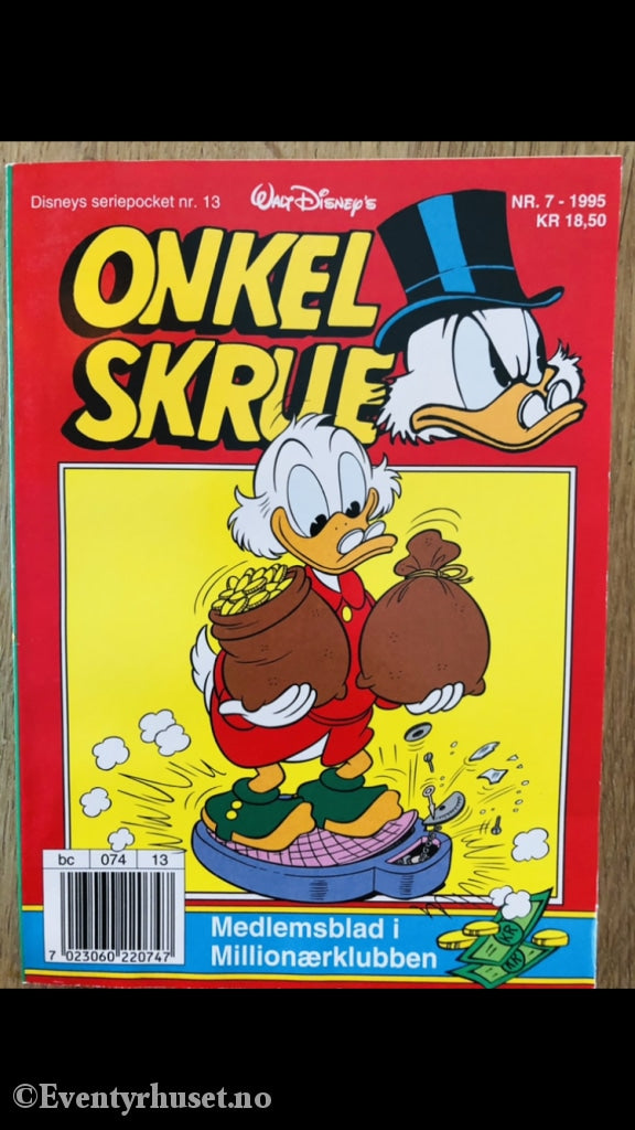 Onkel Skrue Månedsblad. 1995/07. Tegneserieblad