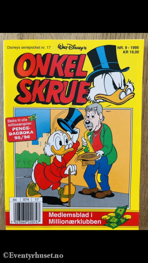 Onkel Skrue Månedsblad. 1995/09. Tegneserieblad