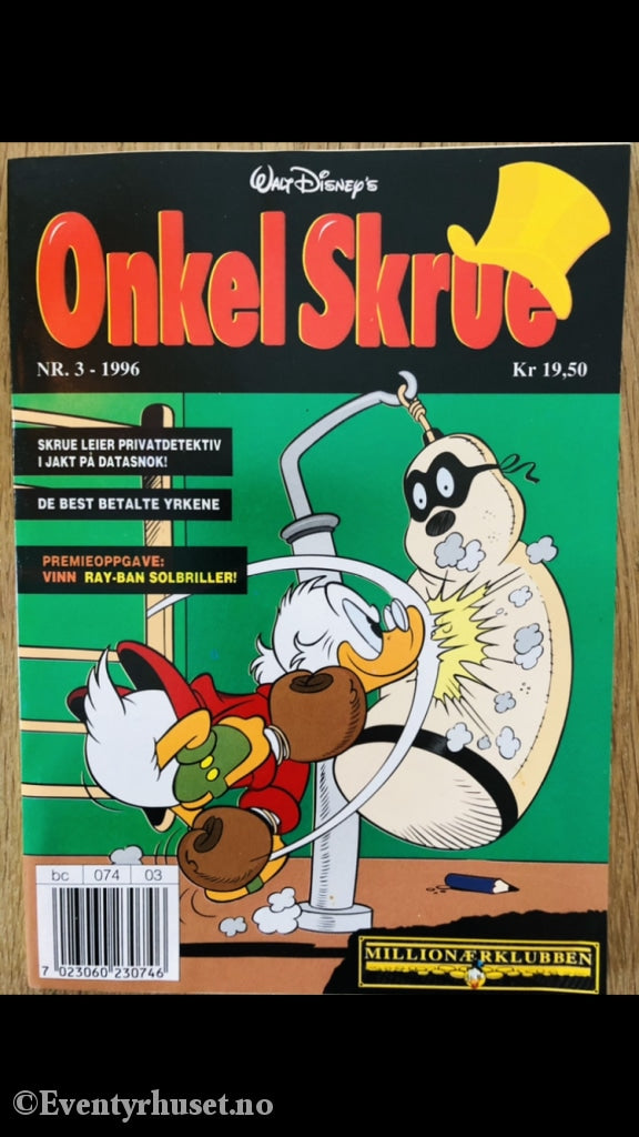 Onkel Skrue Månedsblad. 1996/03. Tegneserieblad