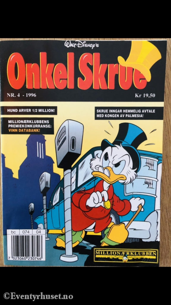 Onkel Skrue Månedsblad. 1996/04. Tegneserieblad