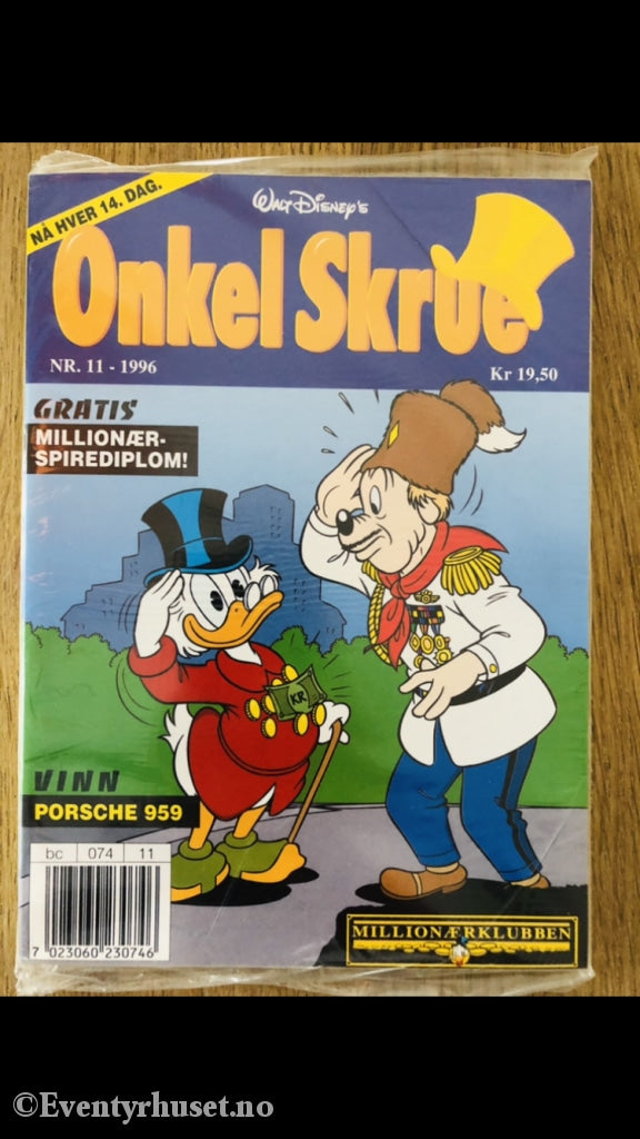 Onkel Skrue Månedsblad. 1996/11. Tegneserieblad