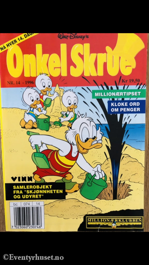 Onkel Skrue Månedsblad. 1996/14. Tegneserieblad