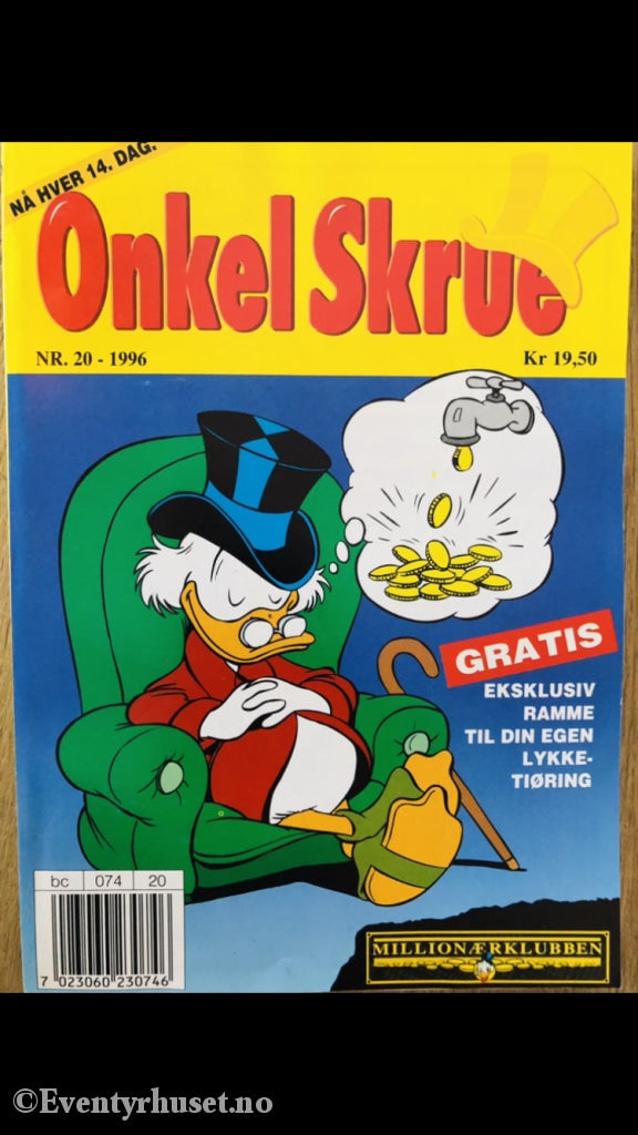 Onkel Skrue Månedsblad. 1996/20. Tegneserieblad