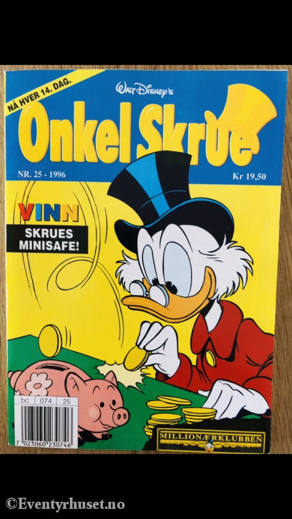 Onkel Skrue Månedsblad. 1996/25. Tegneserieblad