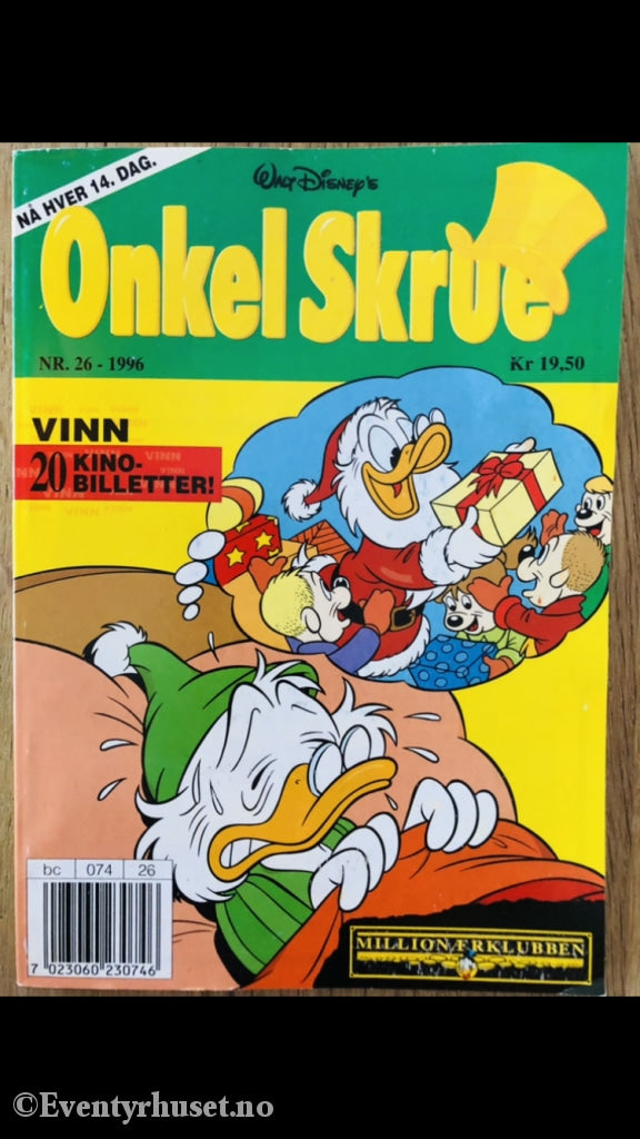Onkel Skrue Månedsblad. 1996/26. Tegneserieblad