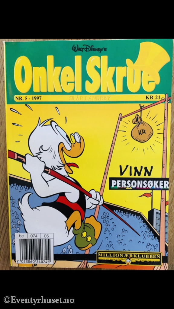 Onkel Skrue Månedsblad. 1997/05. Tegneserieblad