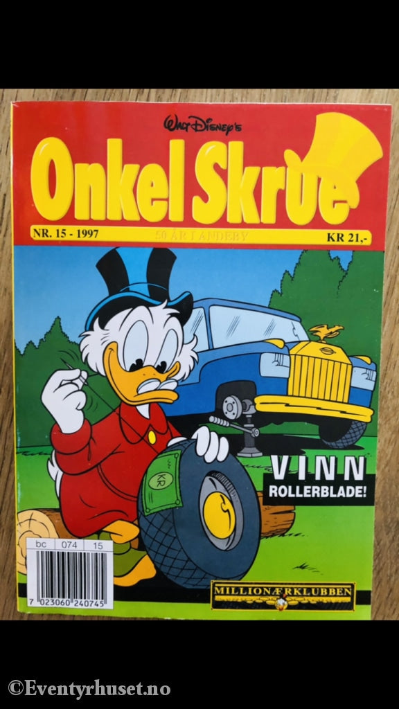 Onkel Skrue Månedsblad. 1997/15. Tegneserieblad