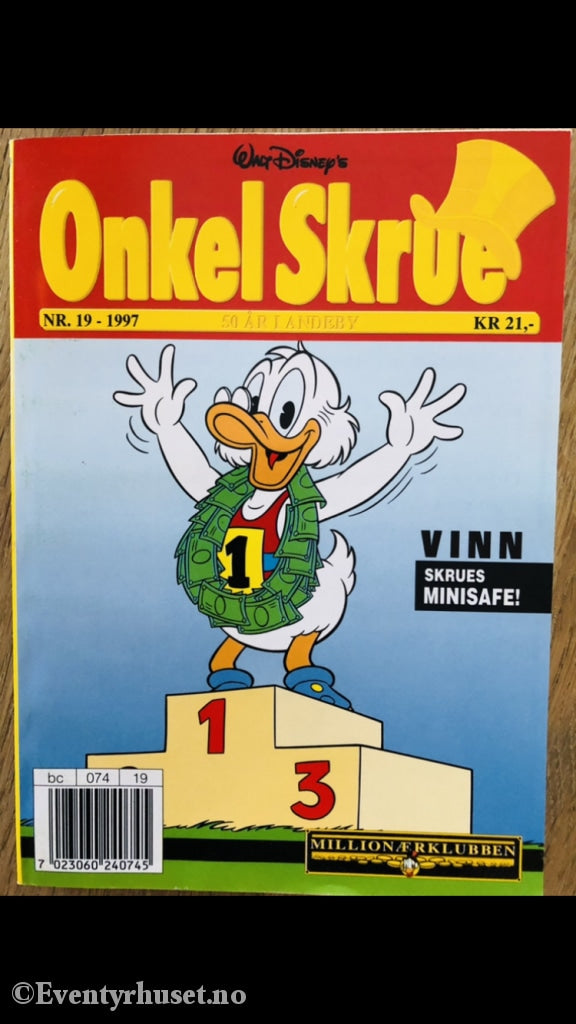 Onkel Skrue Månedsblad. 1997/19. Tegneserieblad