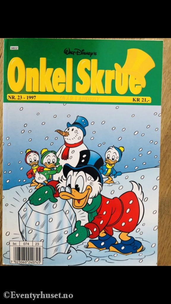 Onkel Skrue Månedsblad. 1997/23. Tegneserieblad