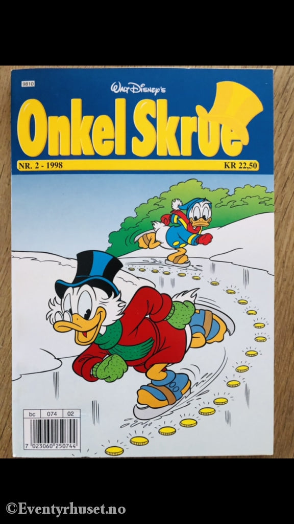 Onkel Skrue Månedsblad. 1998/02. Tegneserieblad