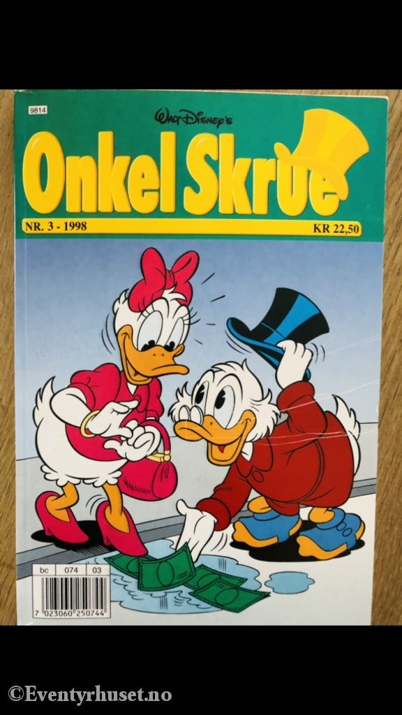 Onkel Skrue Månedsblad. 1998/03. Tegneserieblad