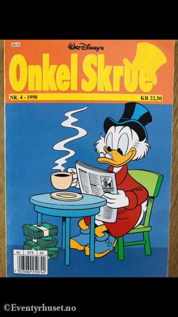 Onkel Skrue Månedsblad. 1998/04. Tegneserieblad