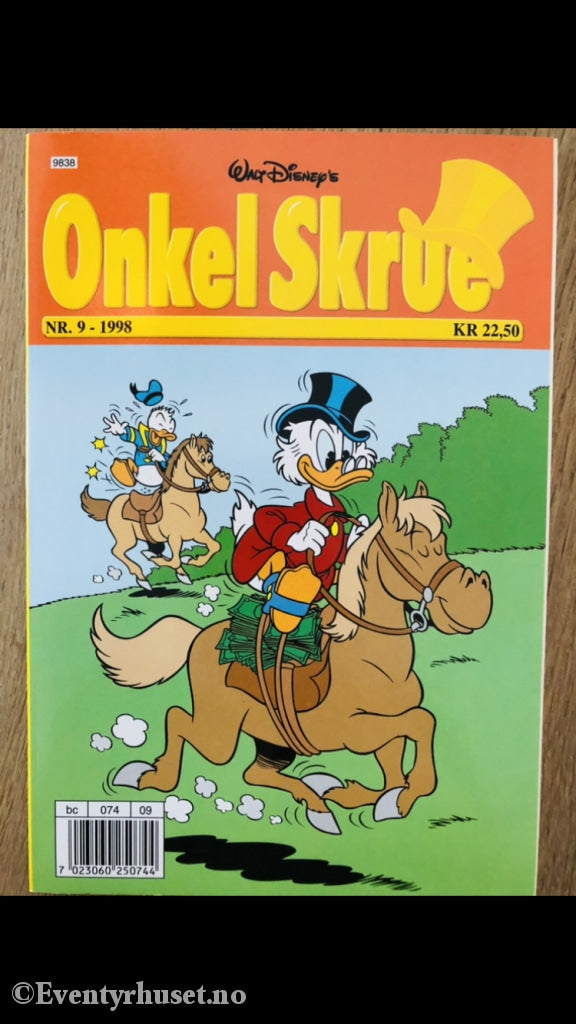 Onkel Skrue Månedsblad. 1998/09. Tegneserieblad