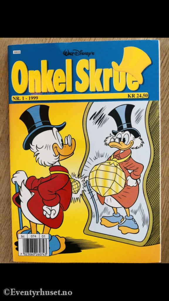 Onkel Skrue Månedsblad. 1999/01. Tegneserieblad