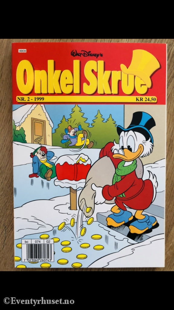 Onkel Skrue Månedsblad. 1999/02. Tegneserieblad