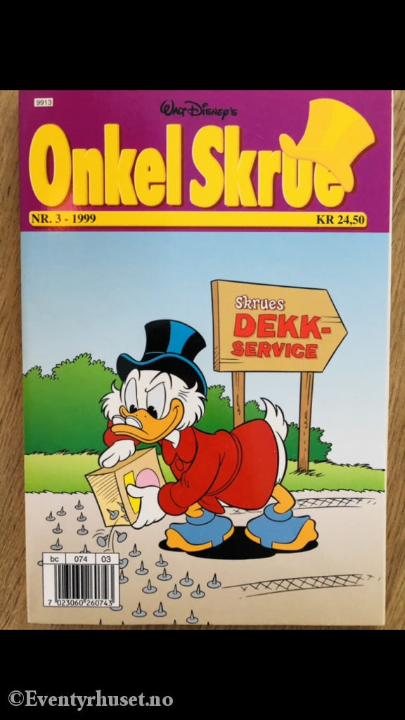 Onkel Skrue Månedsblad. 1999/03. Tegneserieblad