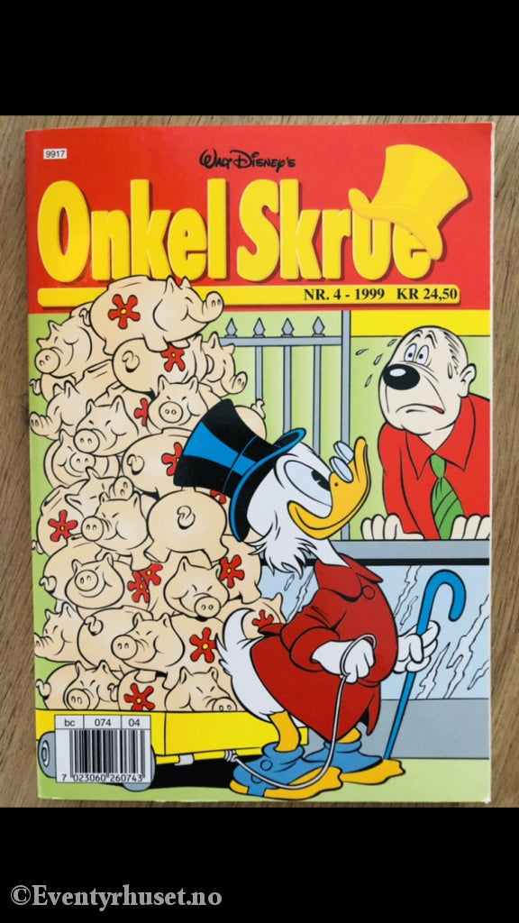 Onkel Skrue Månedsblad. 1999/04. Tegneserieblad