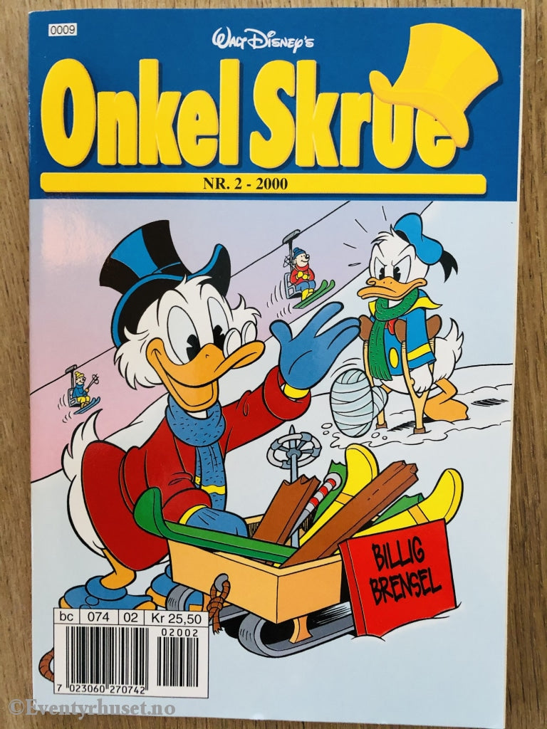 Onkel Skrue Månedsblad. 2000/02. Tegneserieblad
