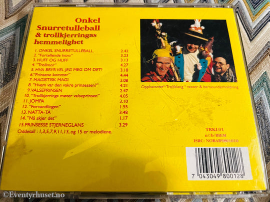 Onkel Snurretulleball & Trollkjerringas Hemmelighet. Cd. Lydbok