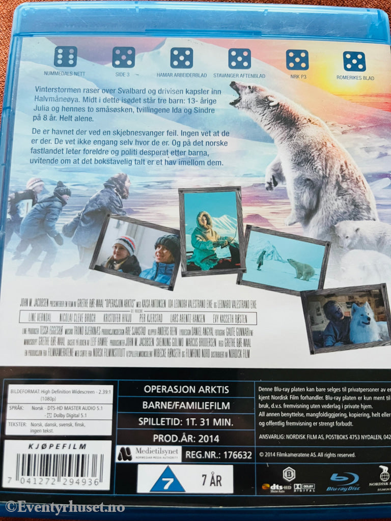 Operasjon Arktis. Blu-Ray. Blu-Ray Disc
